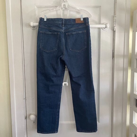 J. Crew High-Rise '90s Classic Straight Jean in Rinse Wash | Size 28 - Picture 5 of 9